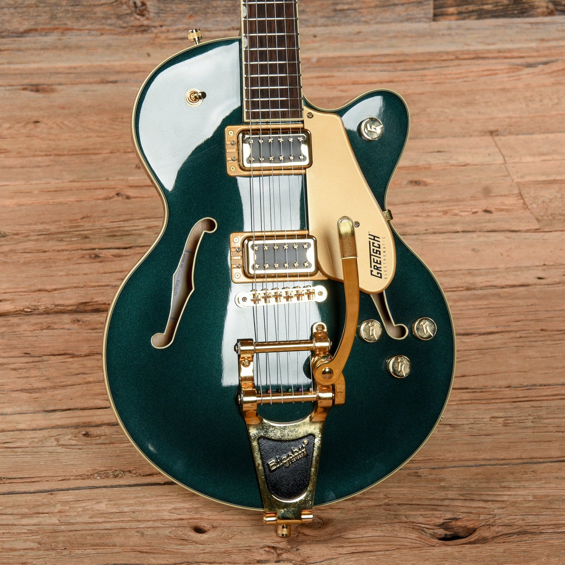 Gretsch G5655TG Electromatic Center Block Jr. Single Cutaway Cadillac Green 2021 Electric Guitars / Semi-Hollow