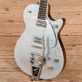 Gretsch G6129T Players Edition Jet FT with Bigsby Silver Sparkle