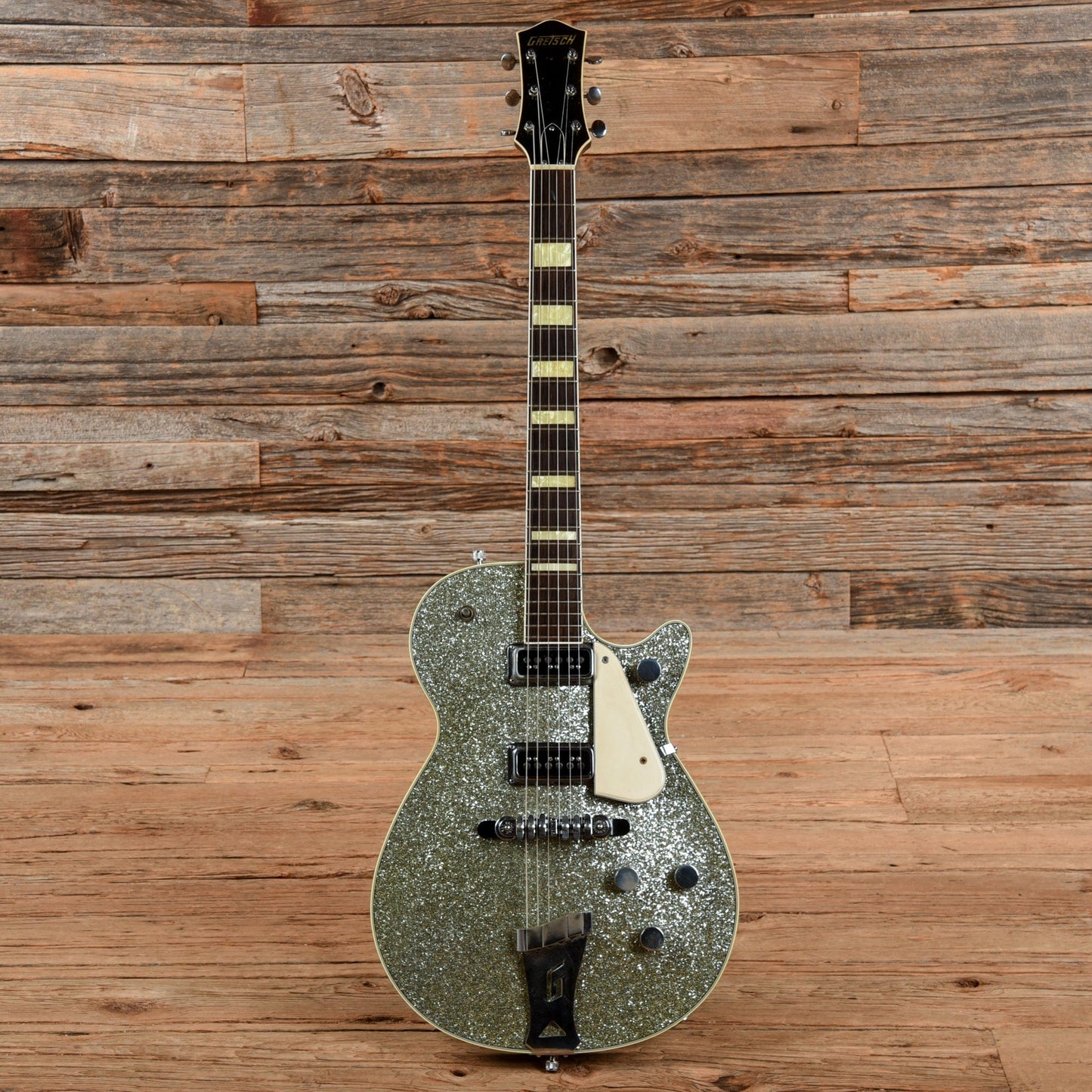 Gretsch Sparkle Jet Silver Sparkle 1955 Electric Guitars / Solid Body