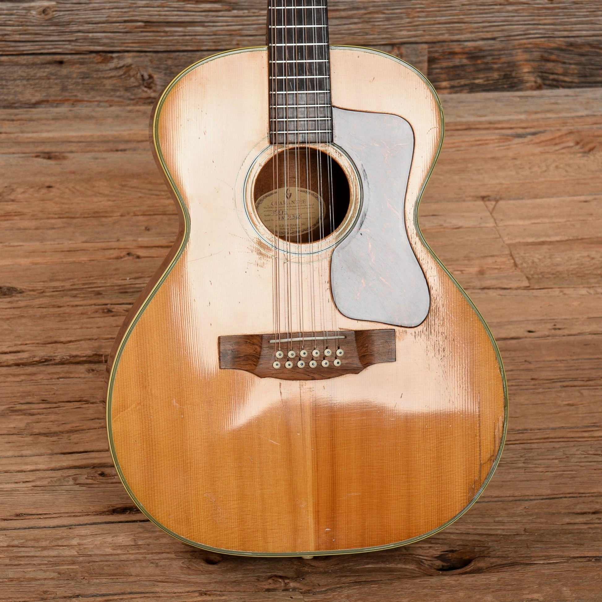 Guild F212 12 String Acoustic Natural 1970 Acoustic Guitars / 12-String