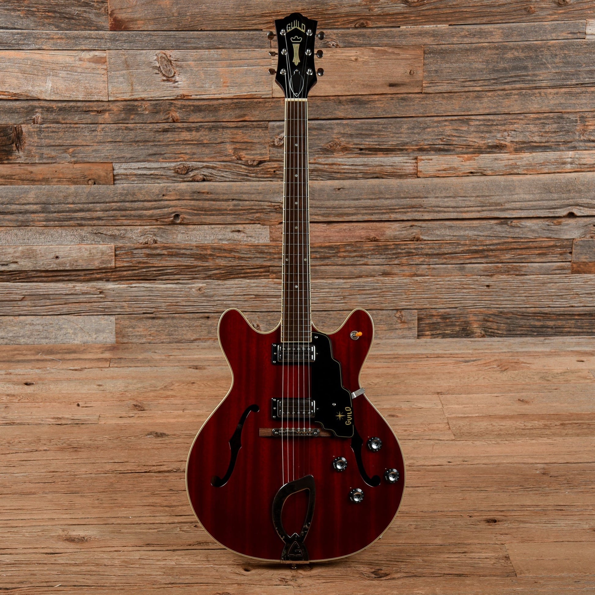 Guild Newark St Collection Starfire IV Cherry Electric Guitars / Semi-Hollow