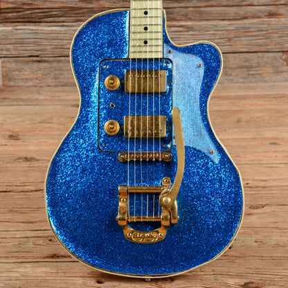 Hagstrom P46 (modified electronics) Blue Sparkle Electric Guitars / Semi-Hollow