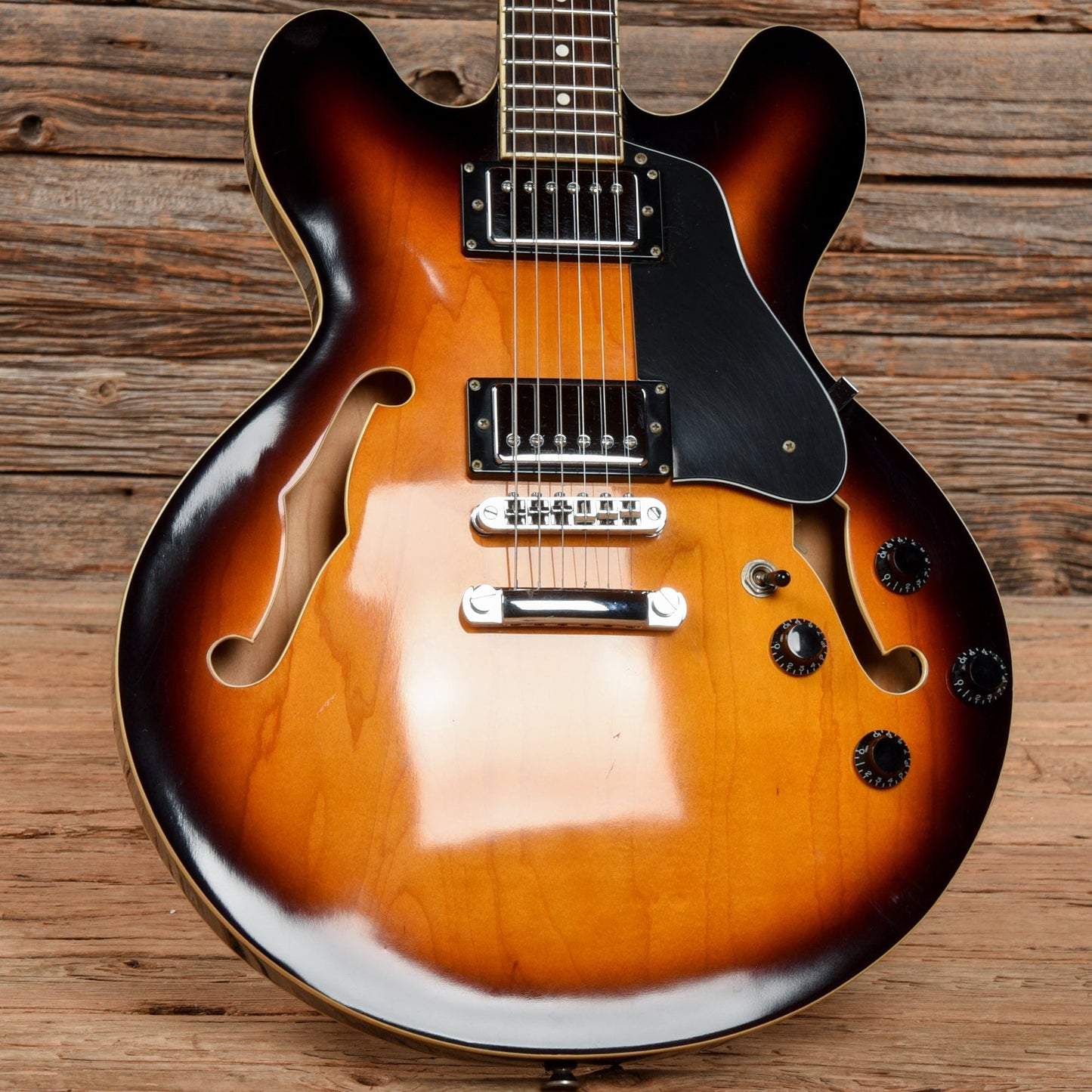 Hamer Echotone Sunburst Electric Guitars / Semi-Hollow