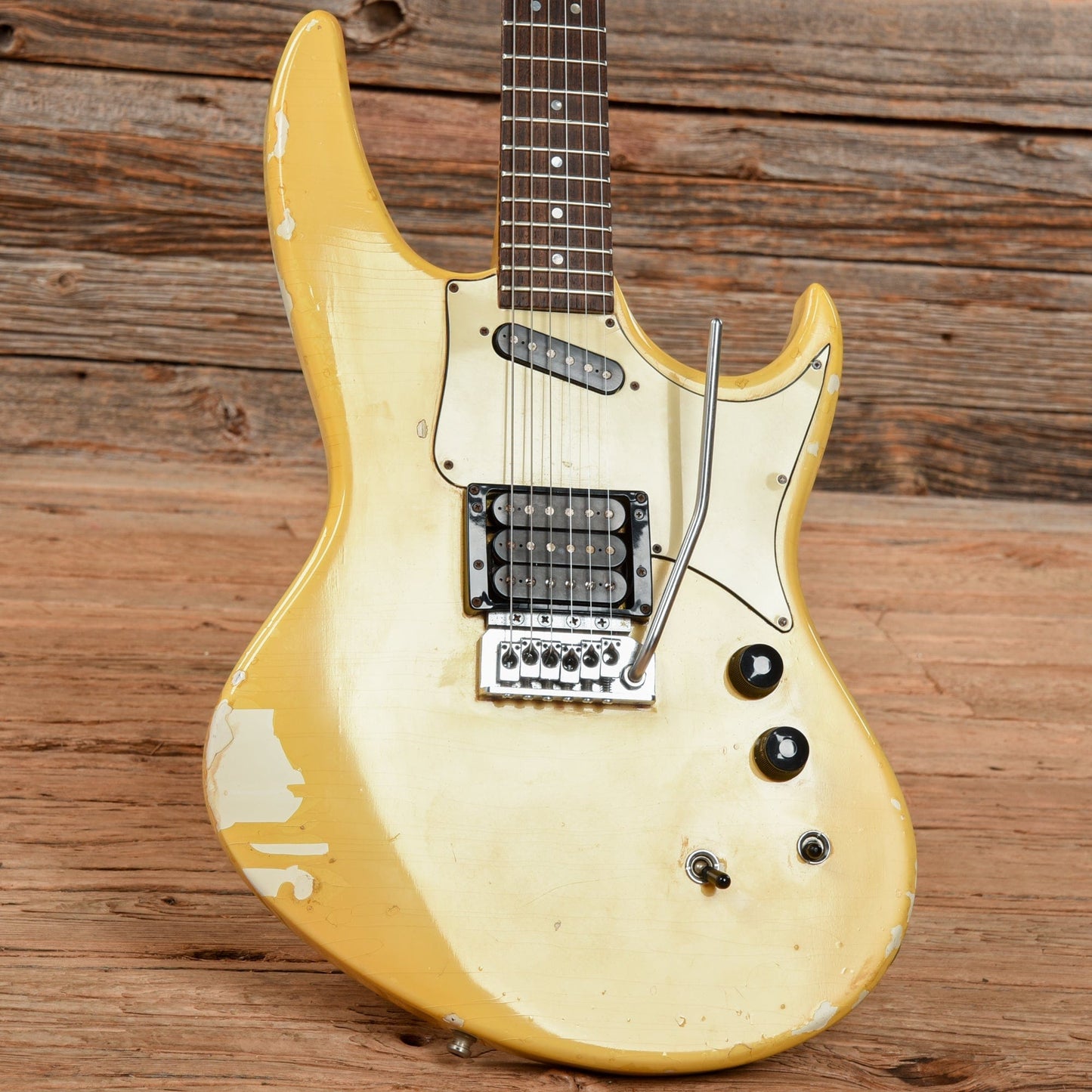 Hamer Phantom Yellow 1983 Electric Guitars / Solid Body