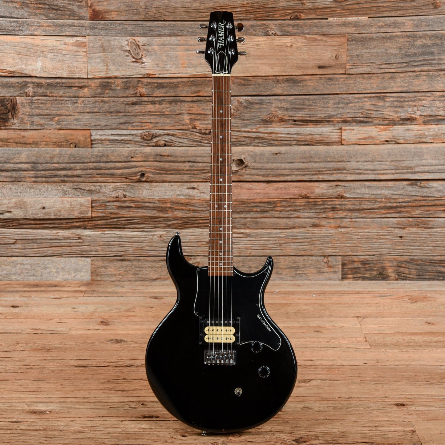 Hamer Prototype Black 1981 Electric Guitars / Solid Body