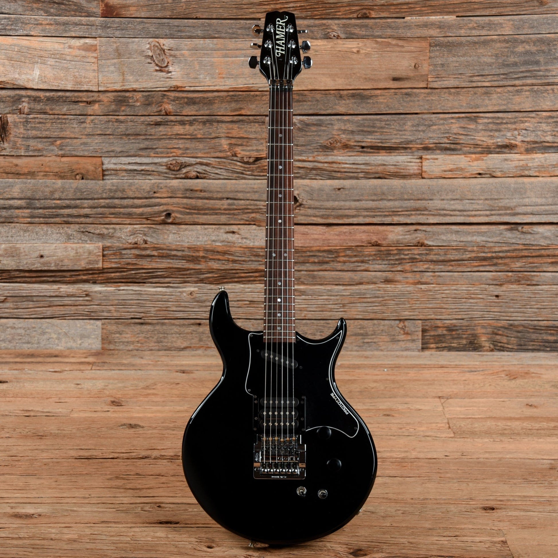 Hamer Prototype Black 1984 Electric Guitars / Solid Body