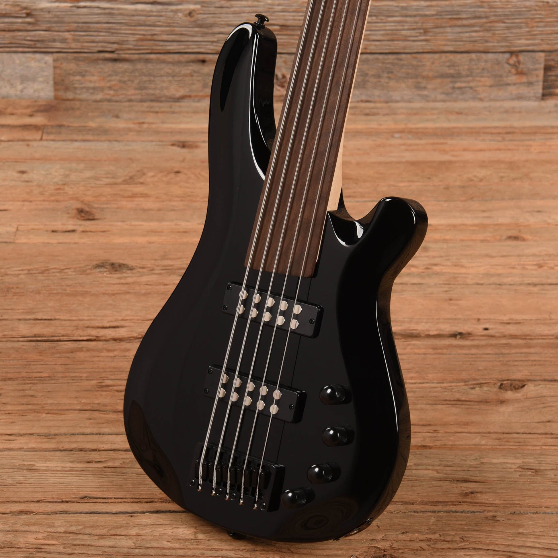 Harley Benton B-550FL BK Progressive Series Black Bass Guitars / 5-String or More