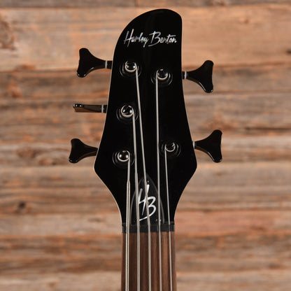 Harley Benton B-550FL BK Progressive Series Black Bass Guitars / 5-String or More