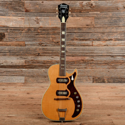 Harmony Stratotone Jupiter Natural 1958 Electric Guitars / Hollow Body