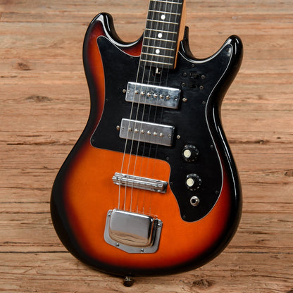 Harmony 2 Pickup Electric Sunburst 1960s Electric Guitars / Solid Body