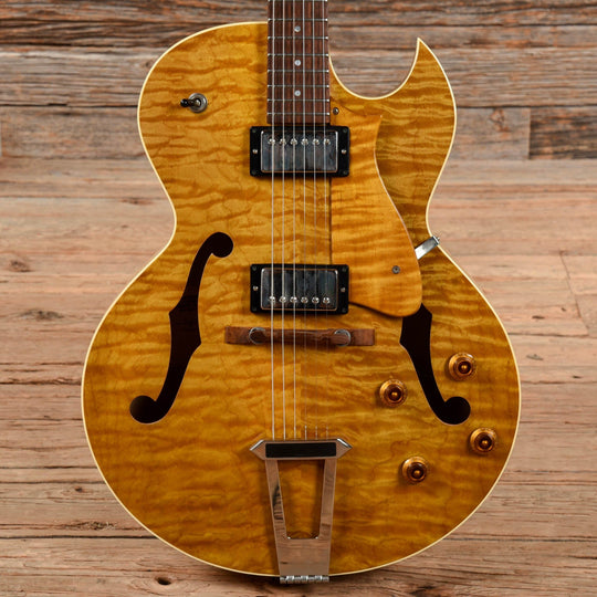 Heritage H575 Amber/Quilt Top/Flame Back Amber/Honey 1996 Electric Guitars / Hollow Body