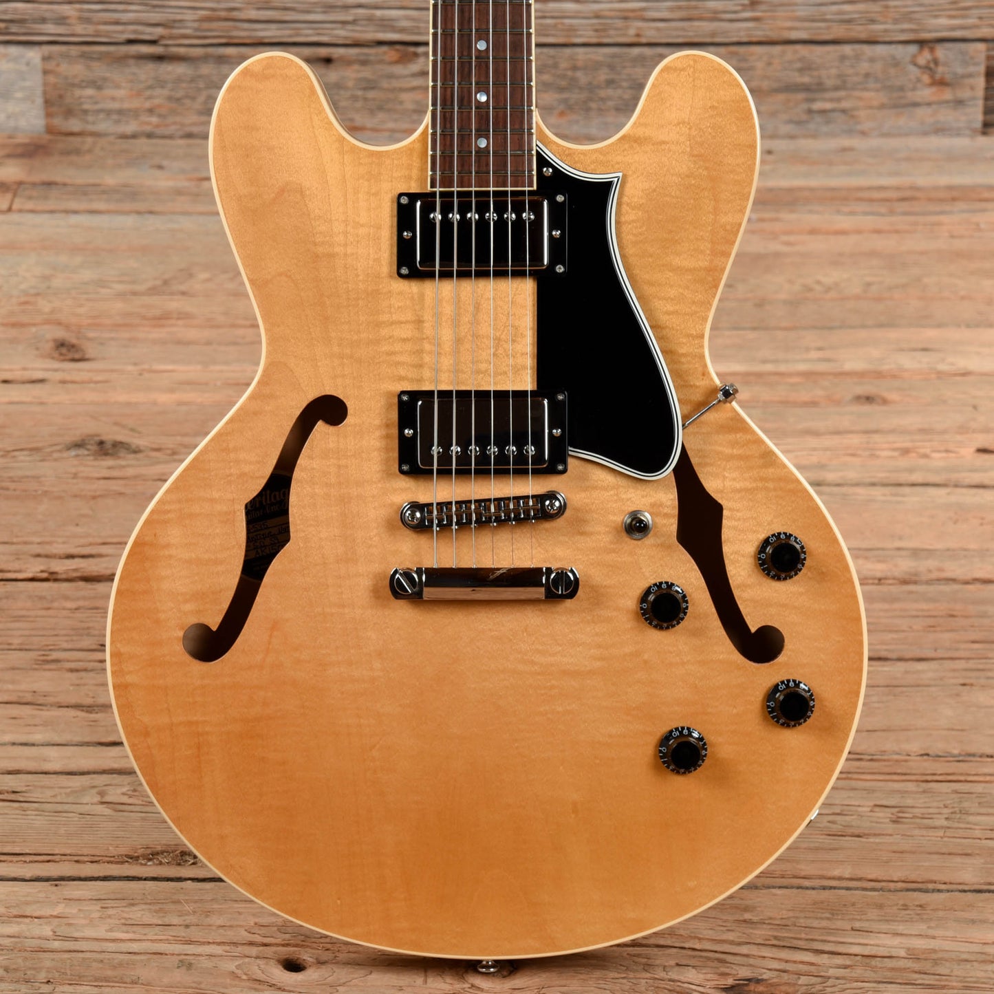 Heritage H-535 Standard Natural 2020 Electric Guitars / Semi-Hollow