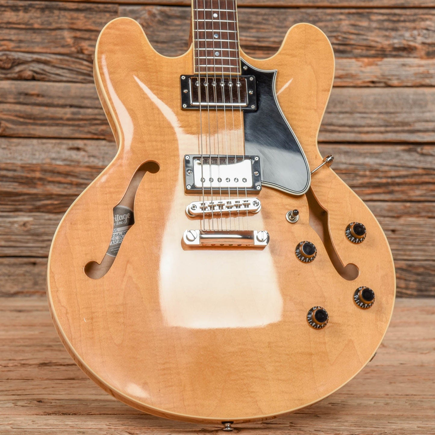 Heritage H-535 Standard Natural 2020 Electric Guitars / Semi-Hollow