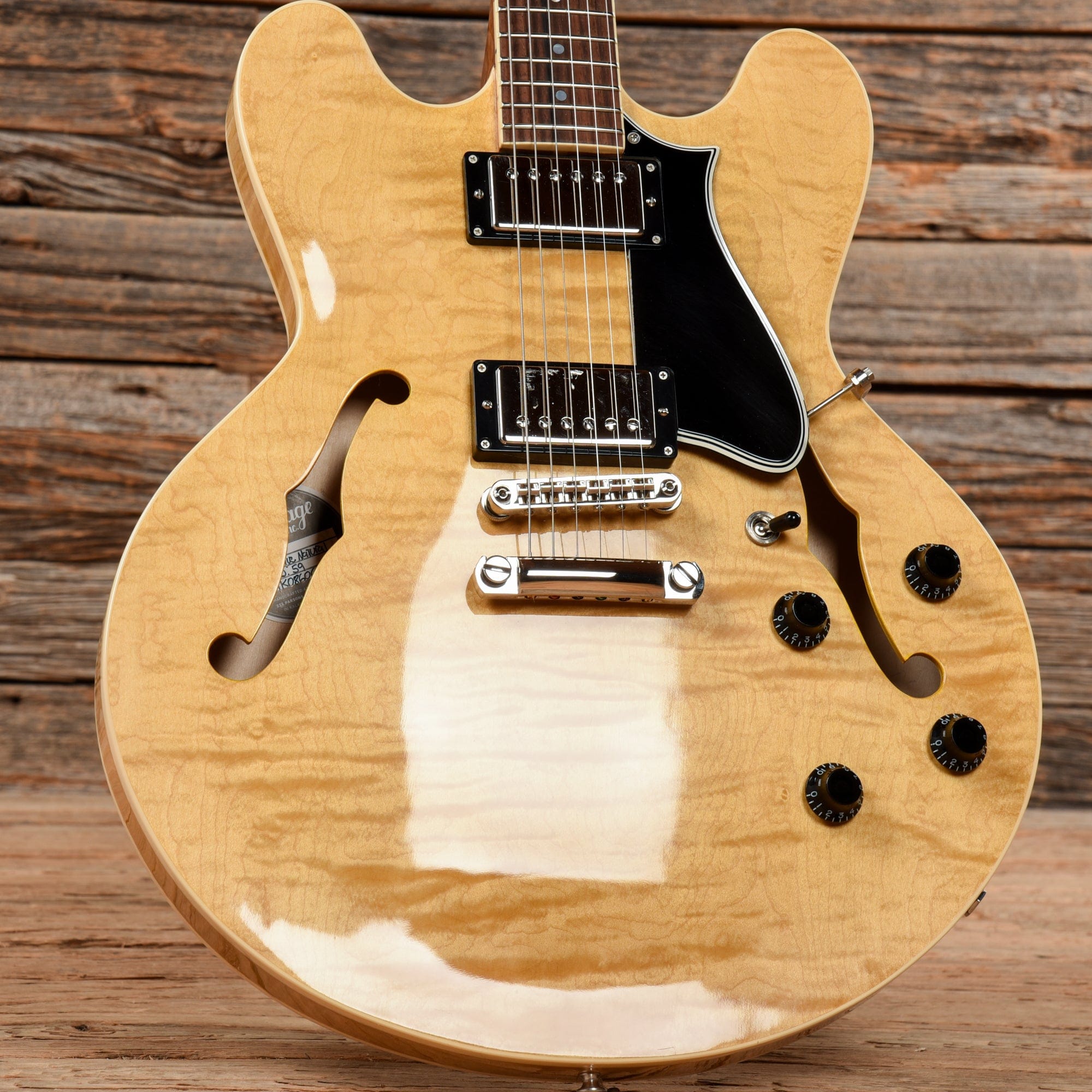 Heritage H-535 Standard Natural 2020 Electric Guitars / Semi-Hollow