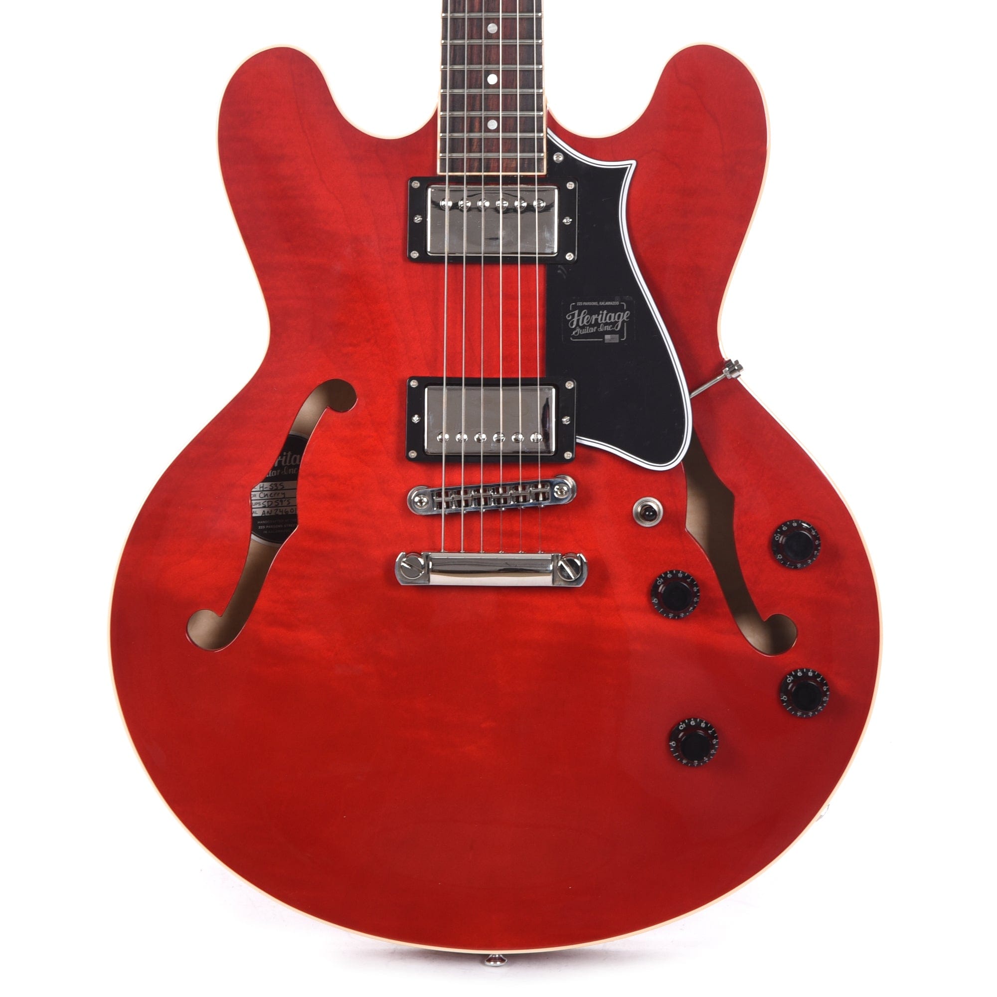 Heritage Standard H-535 Semi-Hollow Body Translucent Cherry Electric Guitars / Semi-Hollow