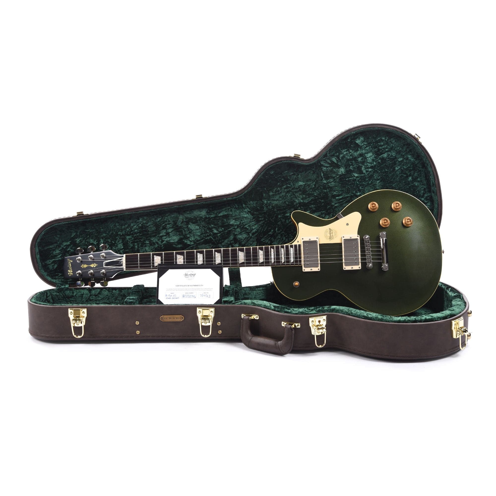 Heritage Custom Shop H-150 Cadillac Green Electric Guitars / Solid Body