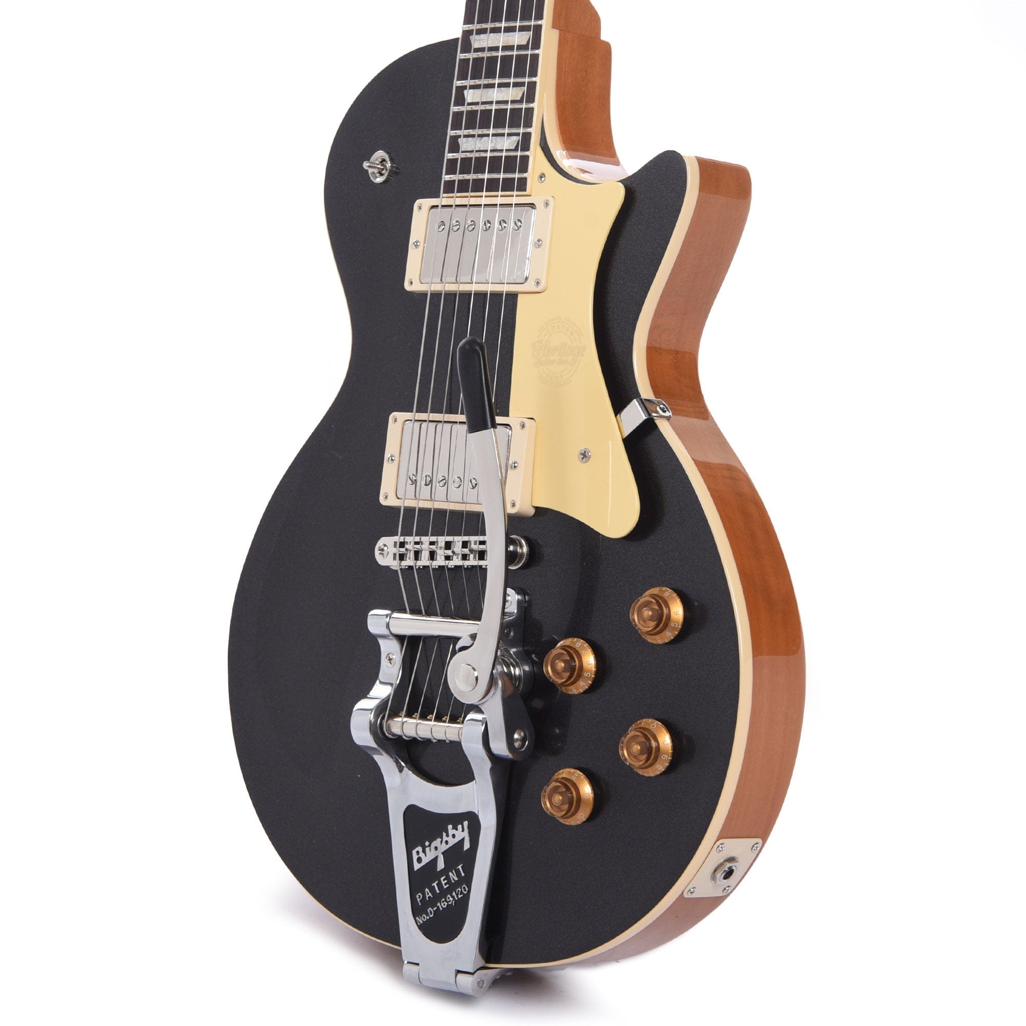 Heritage Custom Shop H-150 Space Black w/Bigsby & Hardshell Case Electric Guitars / Solid Body