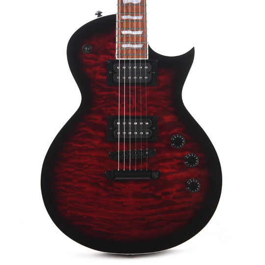 ESP LTD EC-256 See Thru Black Cherry Sunburst w/ Quilted Maple Top