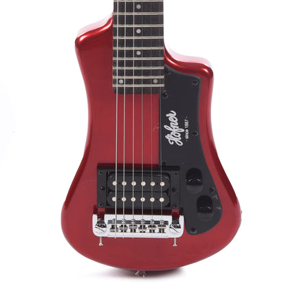 Hofner CT Shorty Travel Guitar Red Electric Guitars / Solid Body