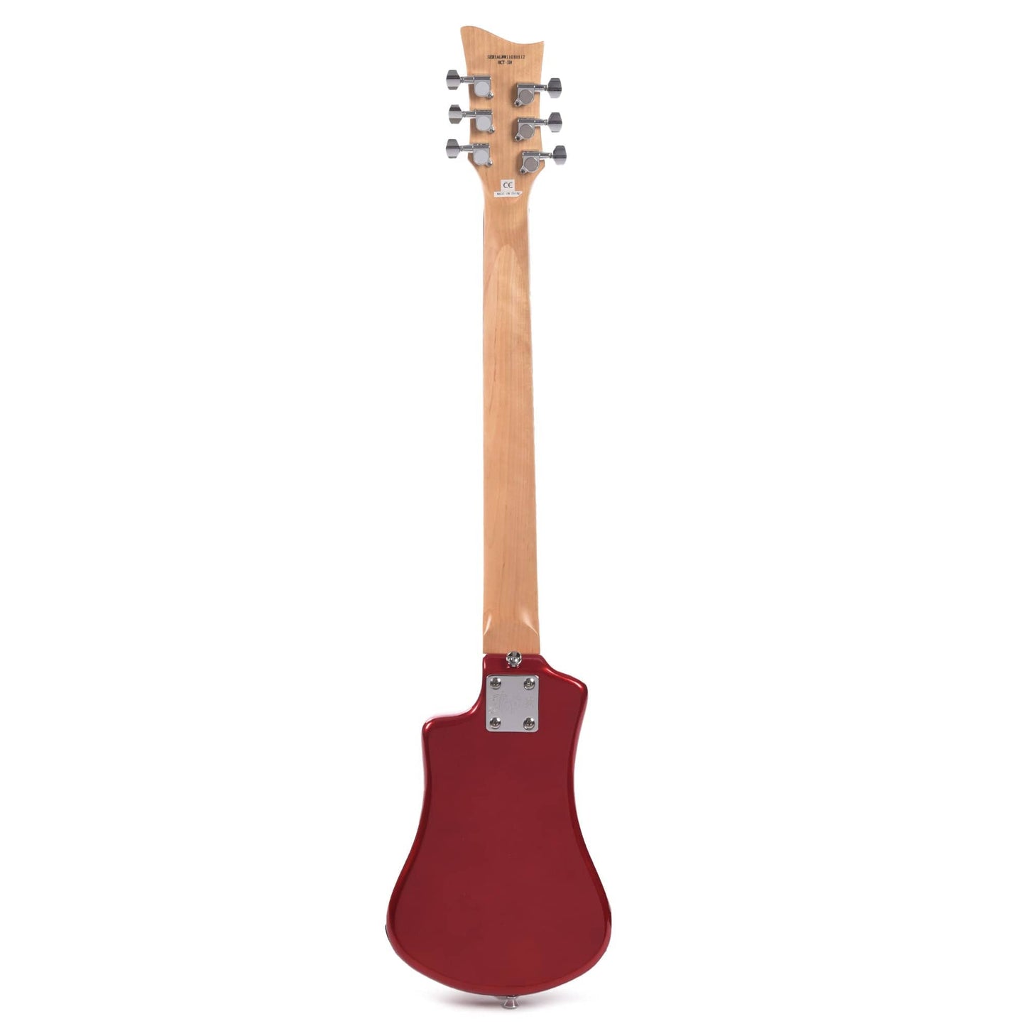 Hofner CT Shorty Travel Guitar Red Electric Guitars / Solid Body