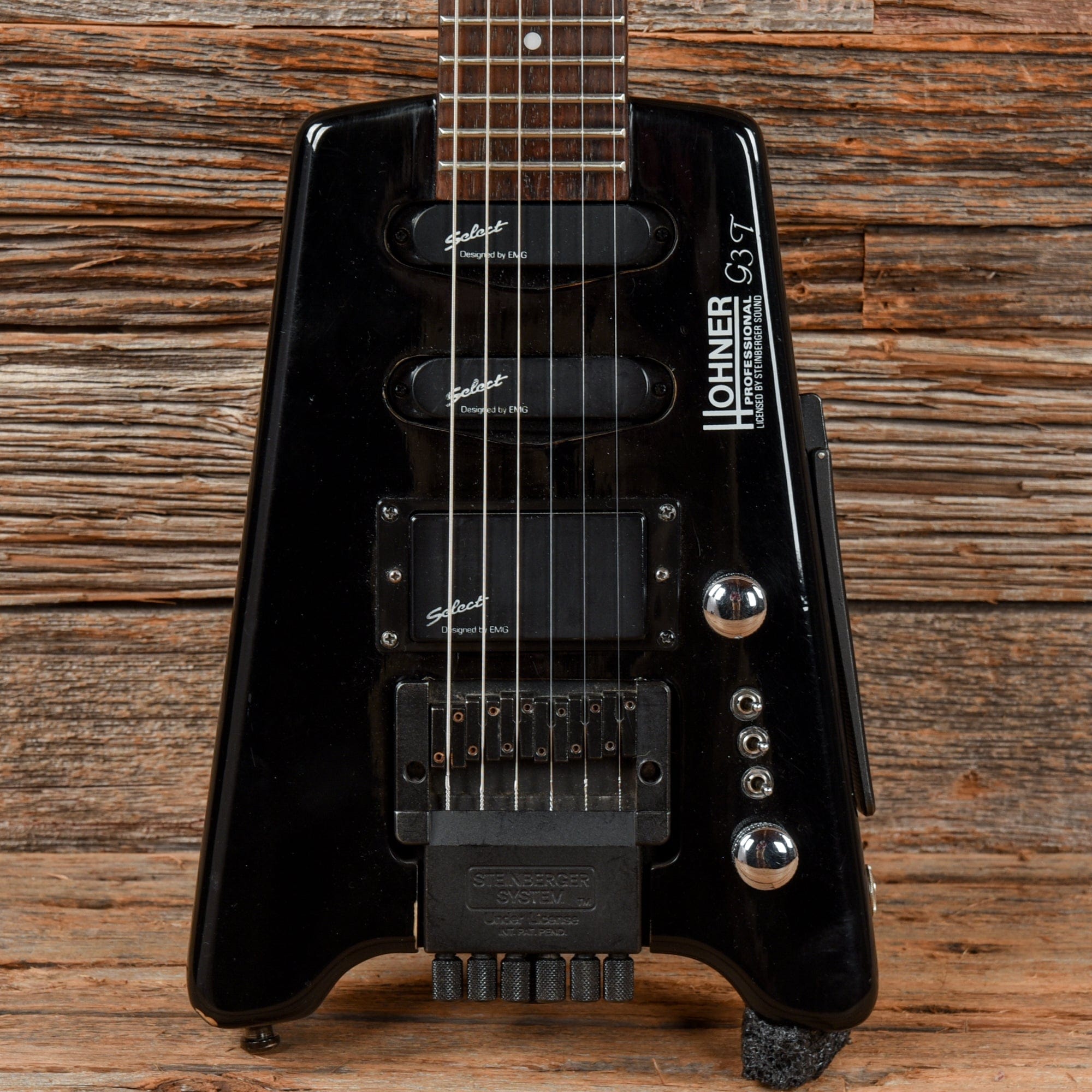 Hohner G3T Headless Guitar Black 1980s – Chicago Music Exchange