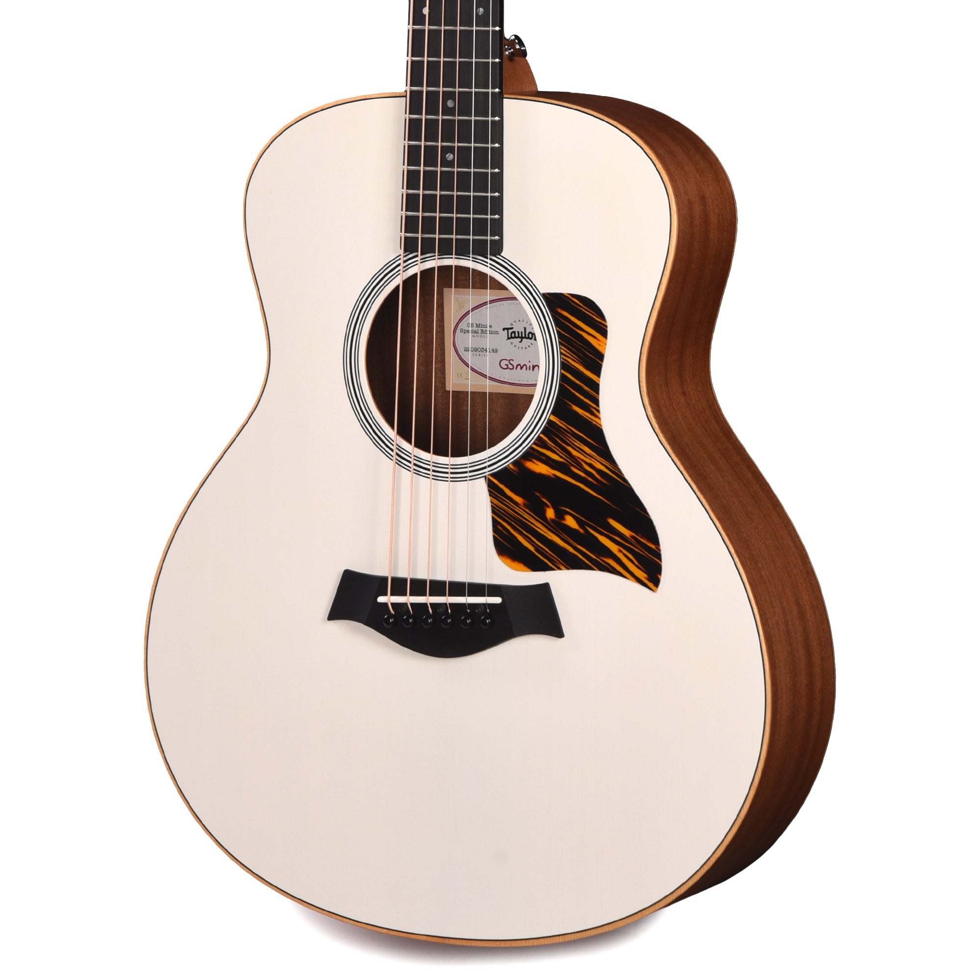 Taylor Special Edition GS Mini-e Torrefied Sitka/Sapele Trans White Top ES-B