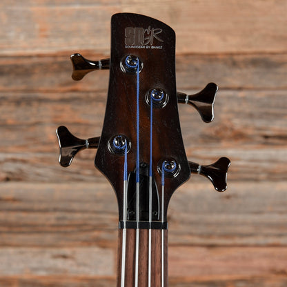 Ibanez SRF700 Fretless Electric Bass Sunburst Bass Guitars / 4-String