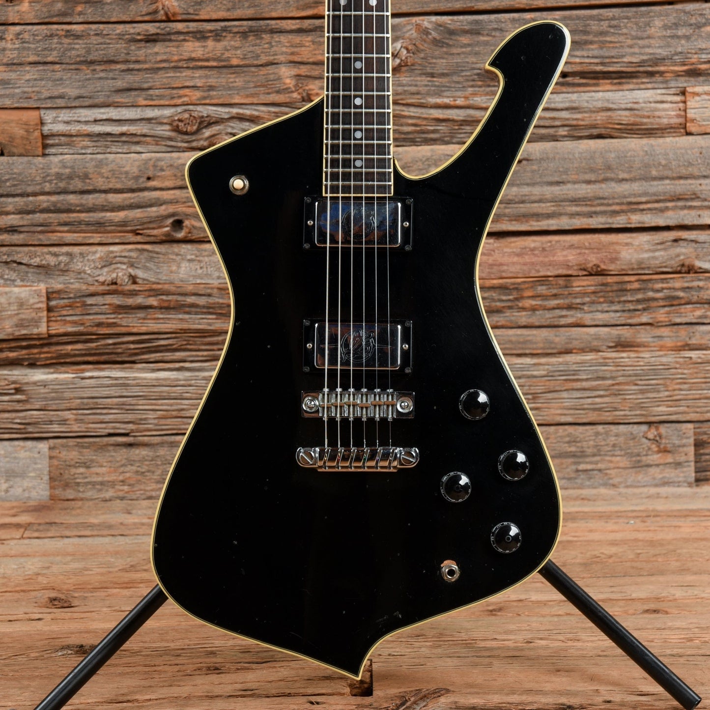 Ibanez Iceman IC-100 Black 1978 Electric Guitars / Solid Body