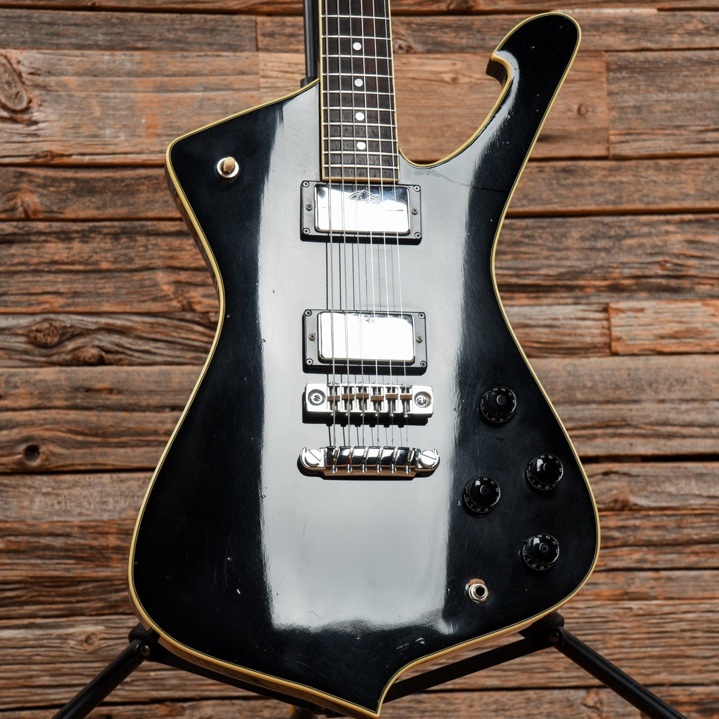 Ibanez Iceman IC-100 Black 1978 Electric Guitars / Solid Body