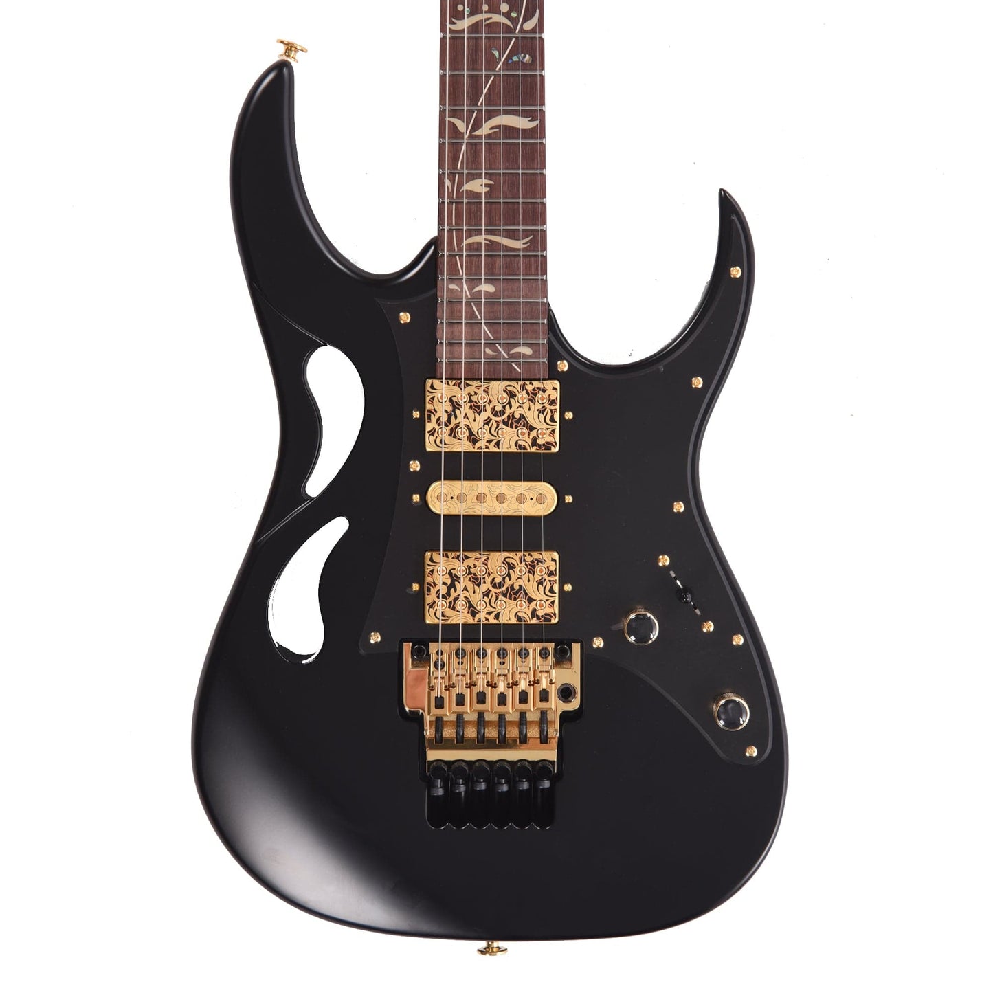 Ibanez PIA3761 Steve Vai Signature Onyx Black Electric Guitars / Solid Body