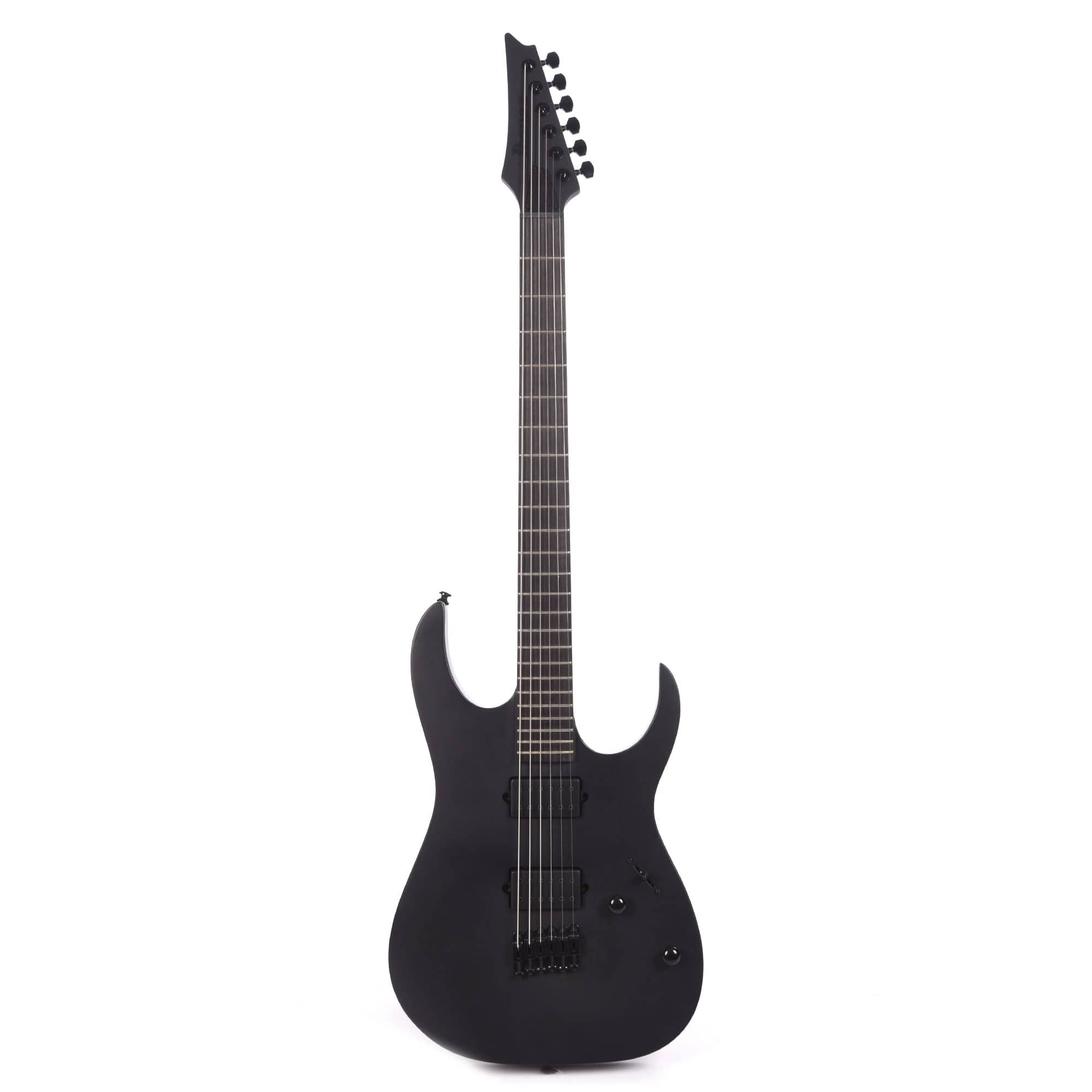 Ibanez RGRTBB21BKF RG Iron Label Baritone Black Flat – Chicago Music  Exchange