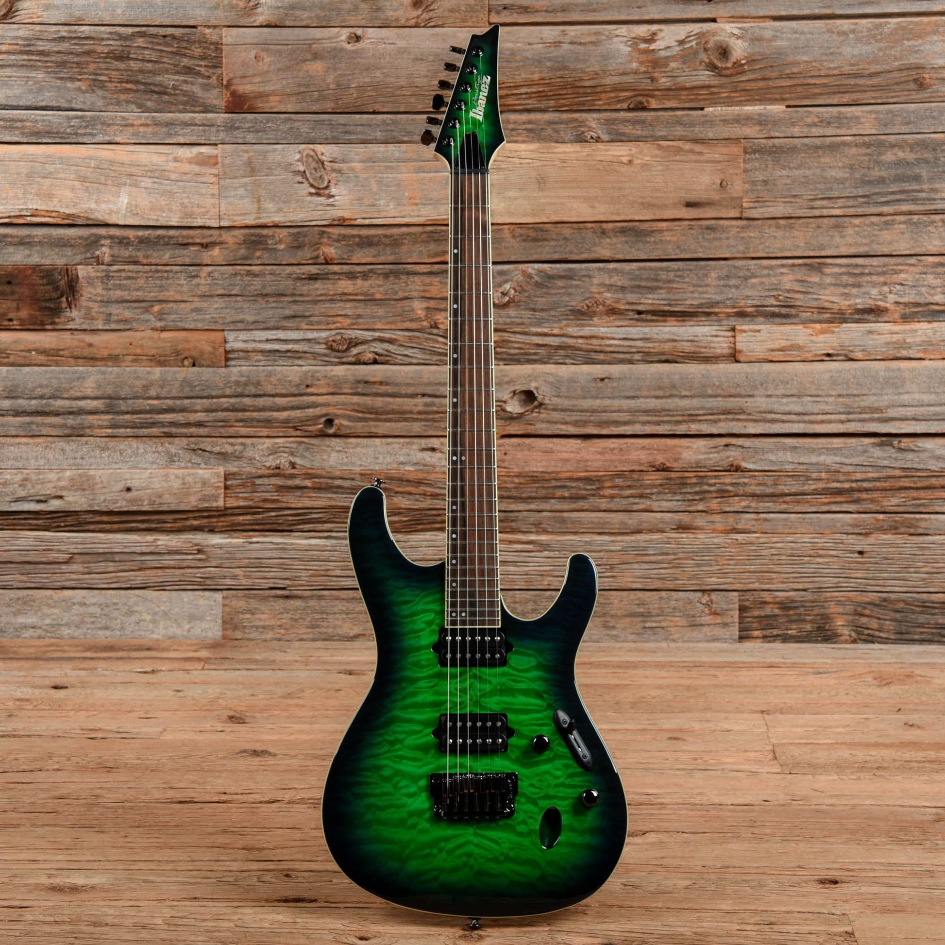 Ibanez S6521Q Prestige Emerald Burst 2022 Electric Guitars / Solid Body