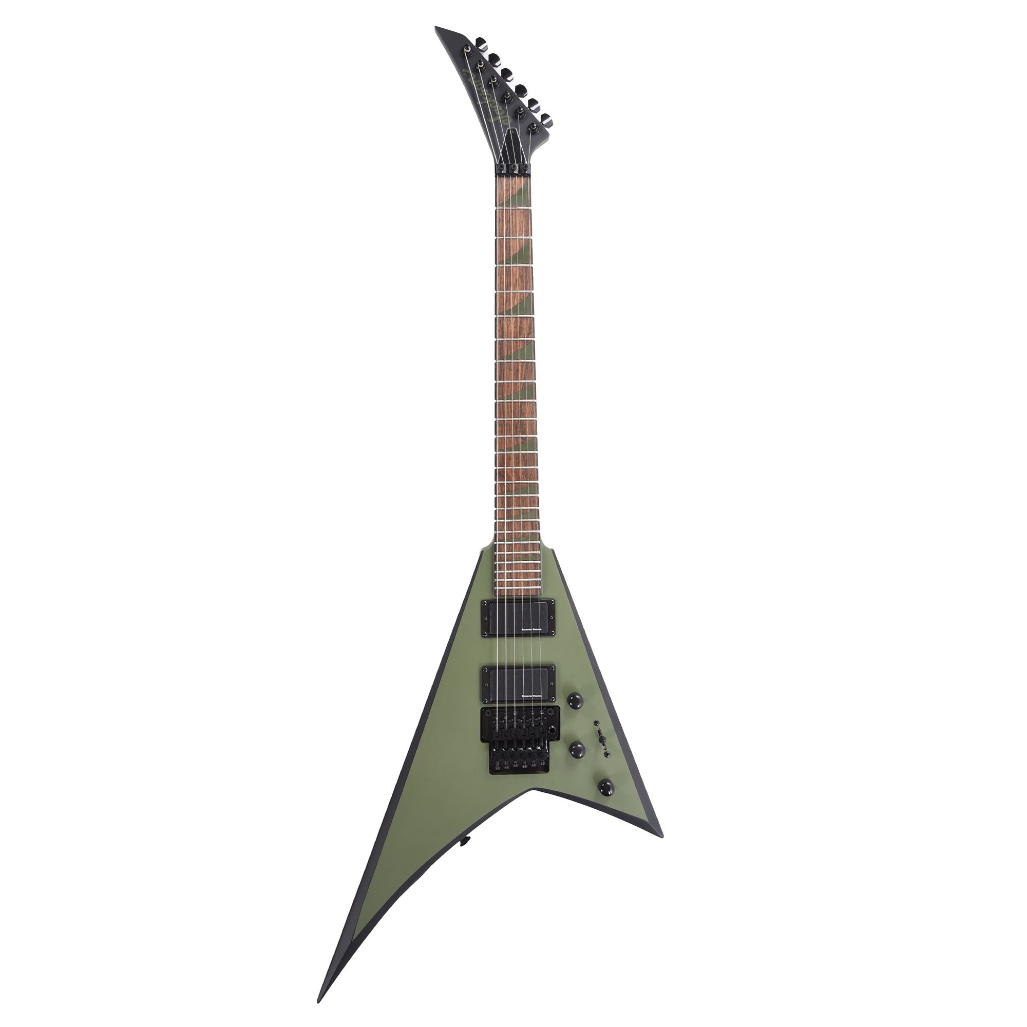 Jackson X Series Rhoads RRX24 Matte Army Drab with Black Bevels