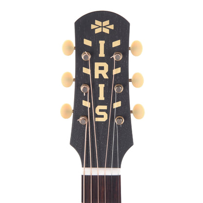 Iris OG Adirondack/Figured Mahogany Tobacco Burst Satin w/Firestripe Pickguard Acoustic Guitars / Dreadnought