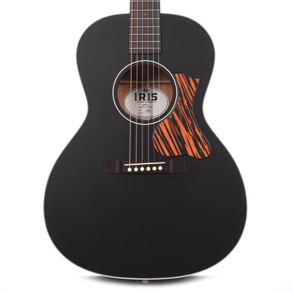 Iris MS-OO Sitka/Mahogany Black Satin w/Firestripe Pickguard Acoustic Guitars / Parlor