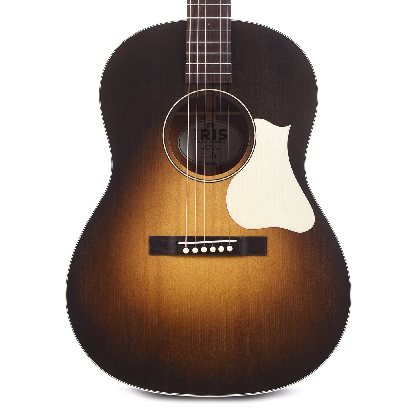 Iris OG Adirondack/Mahogany Cremona Burst Satin w/Ivoroid Pickguard Acoustic Guitars / Parlor