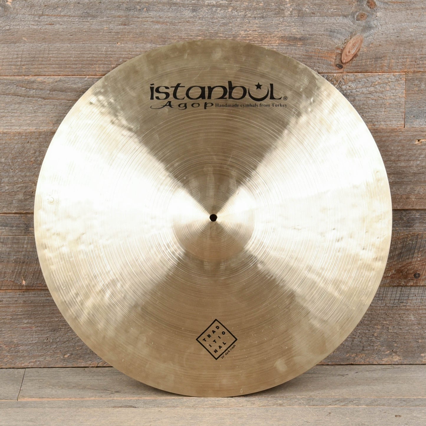 Istanbul Agop 24" Traditional Dark Crash Cymbal Drums and Percussion / Cymbals / Crash