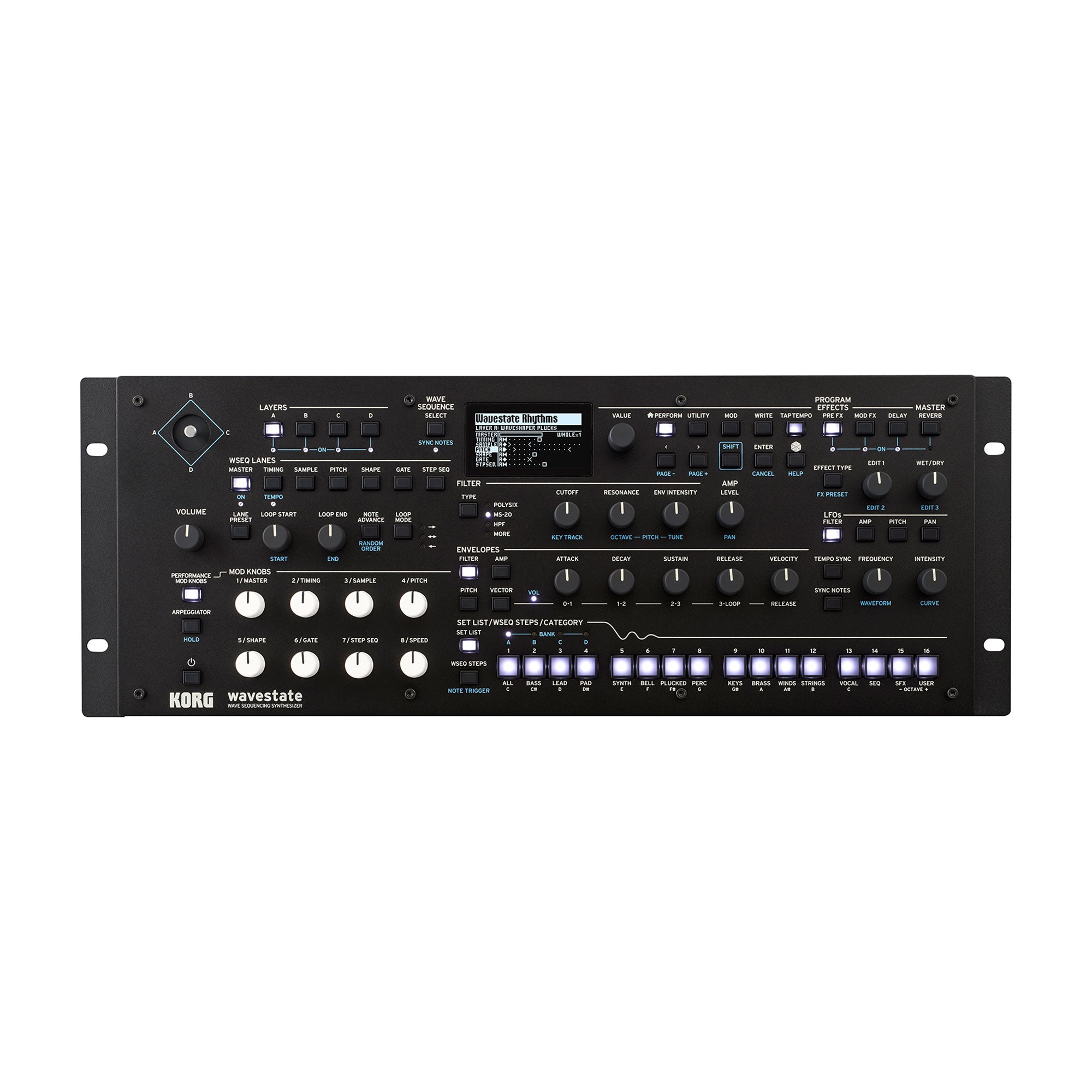 Korg Wavestate Wave Sequencing Desktop Synthesizer Module