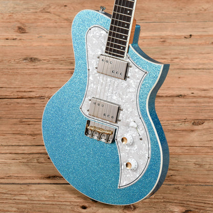 Kauer Korona Sky Blue Flake Electric Guitars / Solid Body