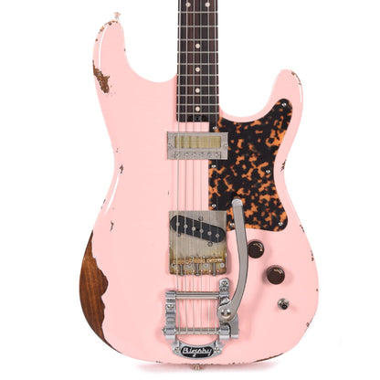 Kithara Harland Baritone Heavy Relic Shell Pink Electric Guitars / Baritone