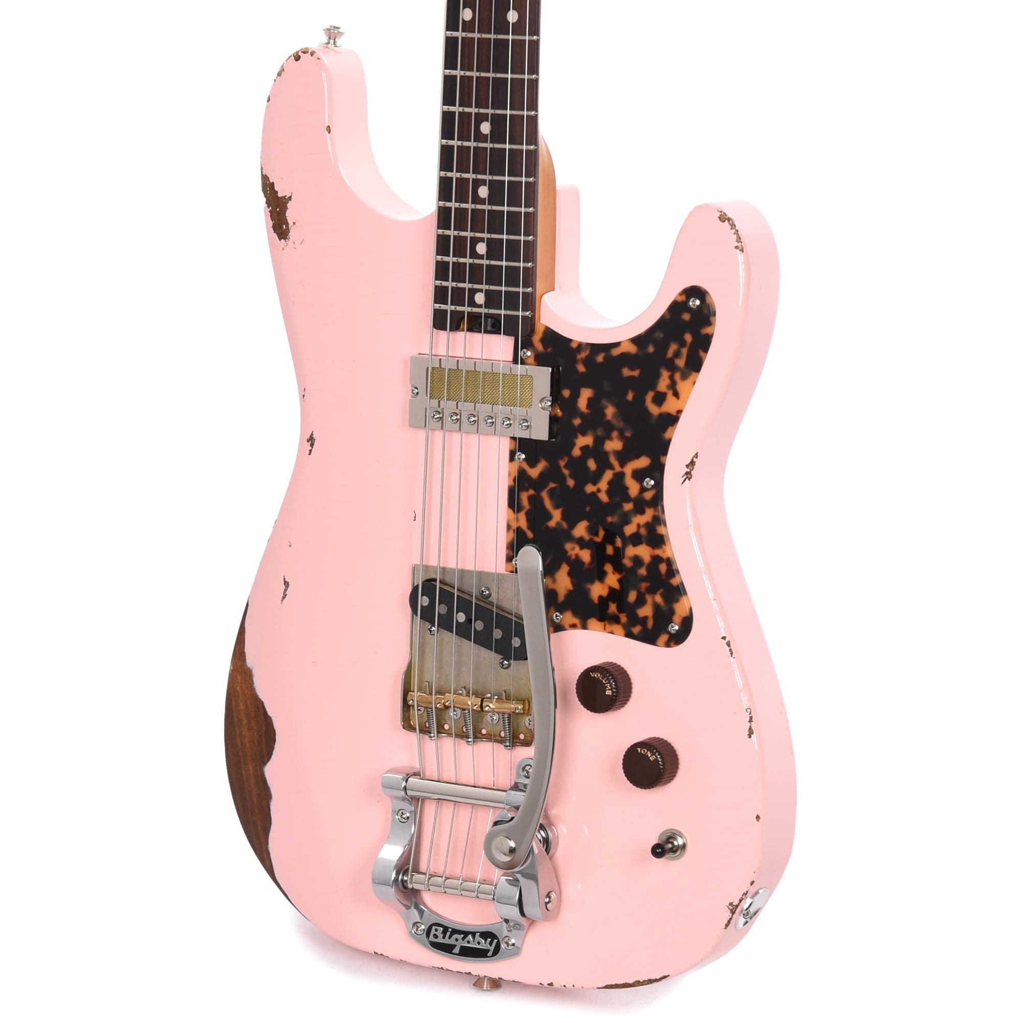 Kithara Harland Baritone Heavy Relic Shell Pink Electric Guitars / Baritone