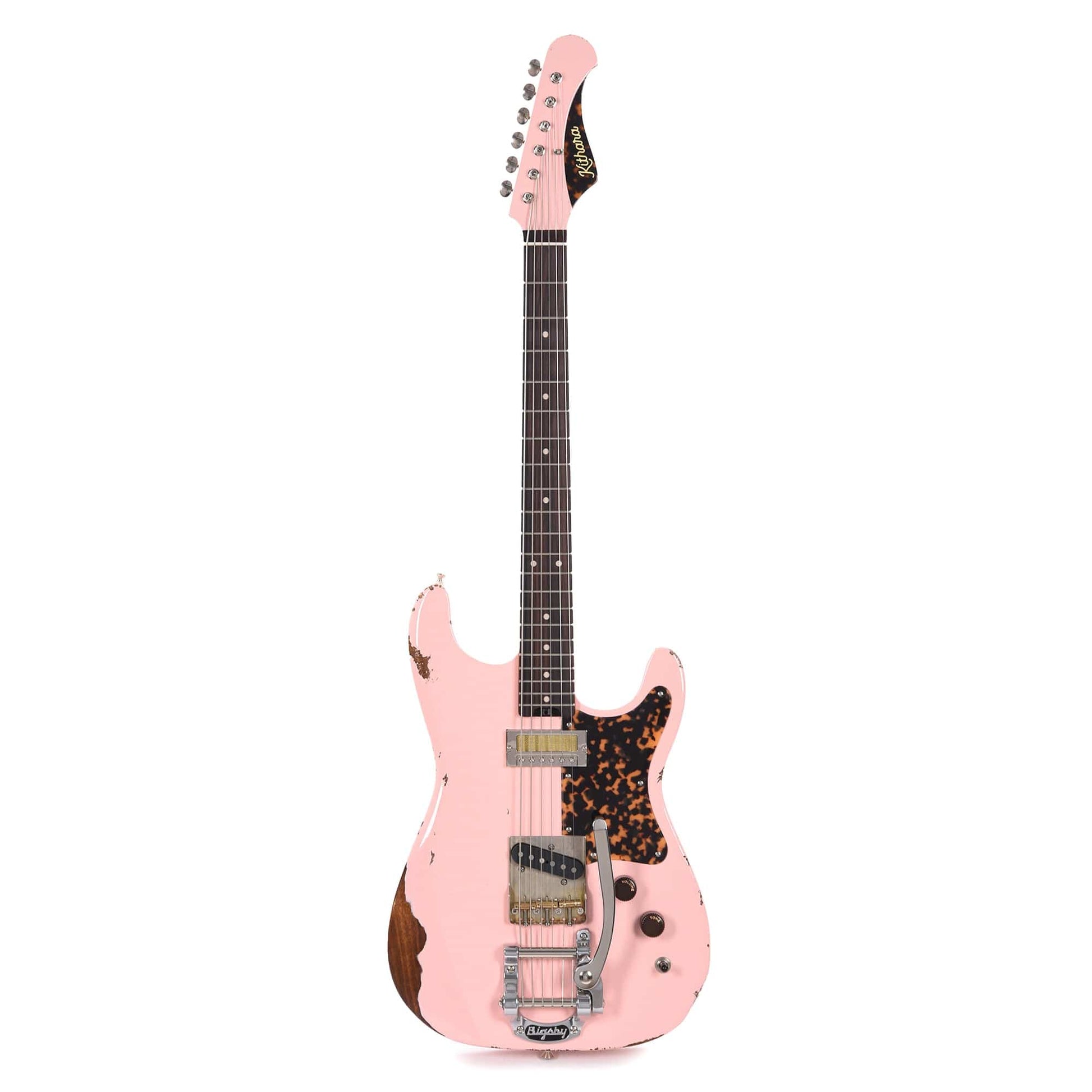 Kithara Harland Baritone Heavy Relic Shell Pink Electric Guitars / Baritone