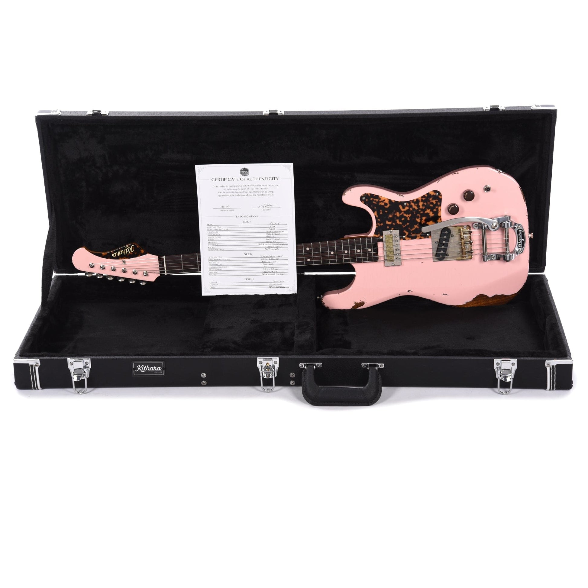 Kithara Harland Baritone Heavy Relic Shell Pink Electric Guitars / Baritone