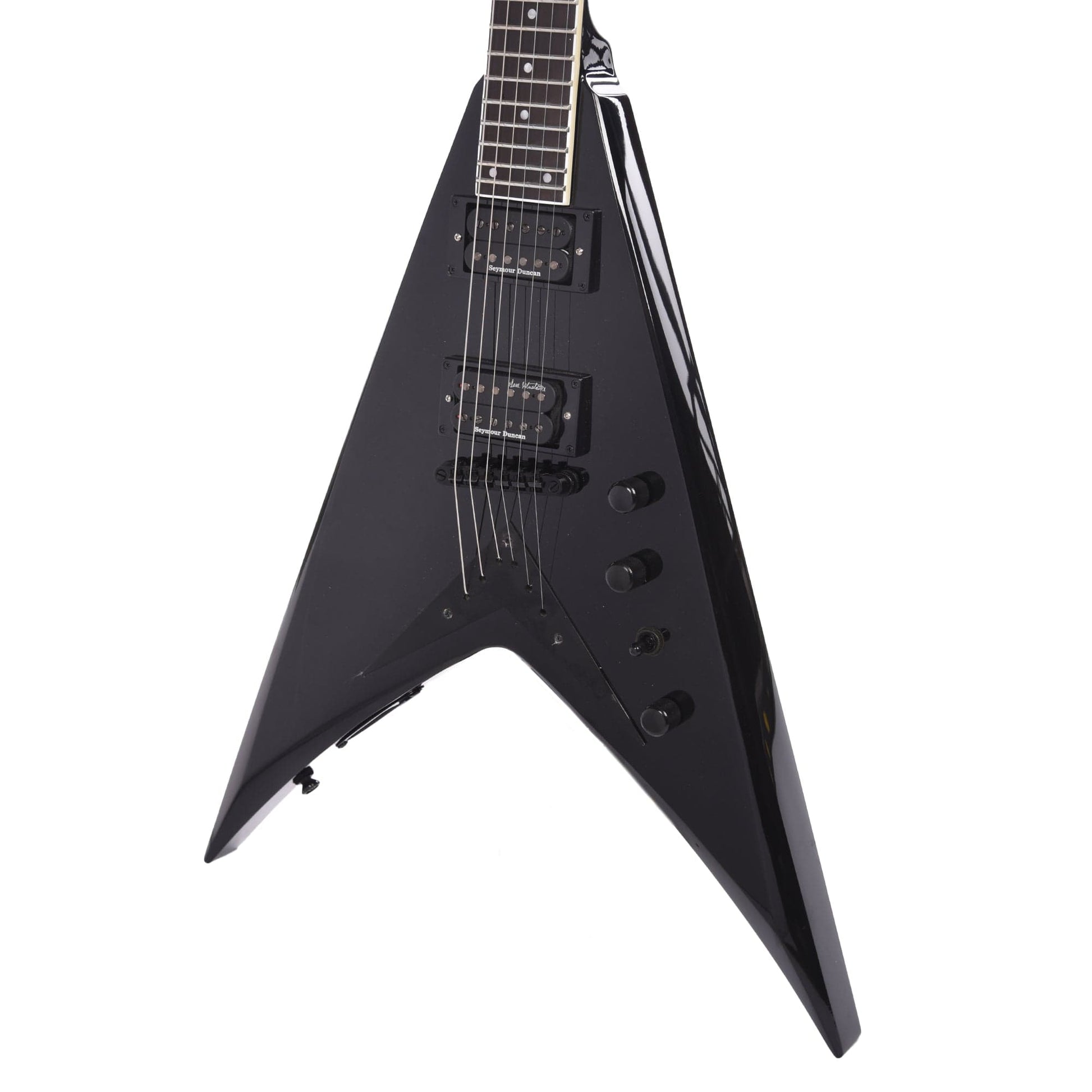 Kramer Artist Dave Mustaine Vanguard Ebony Electric Guitars / Solid Body