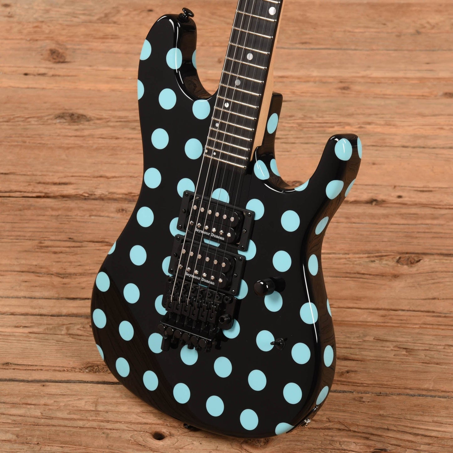 Kramer NightSwan Black Polka Dot 2020 Electric Guitars / Solid Body