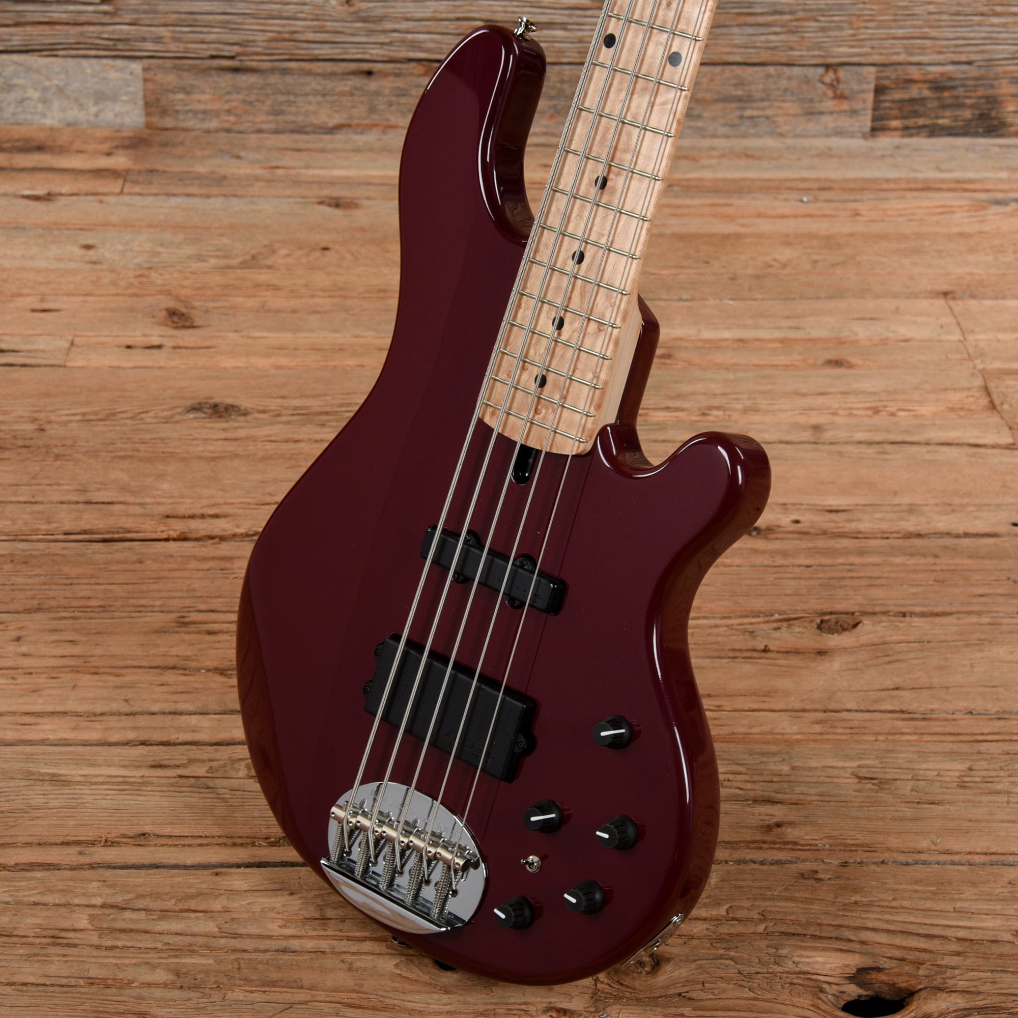 Lakland USA 55-94 Deluxe Burgundy Metallic – Chicago Music Exchange