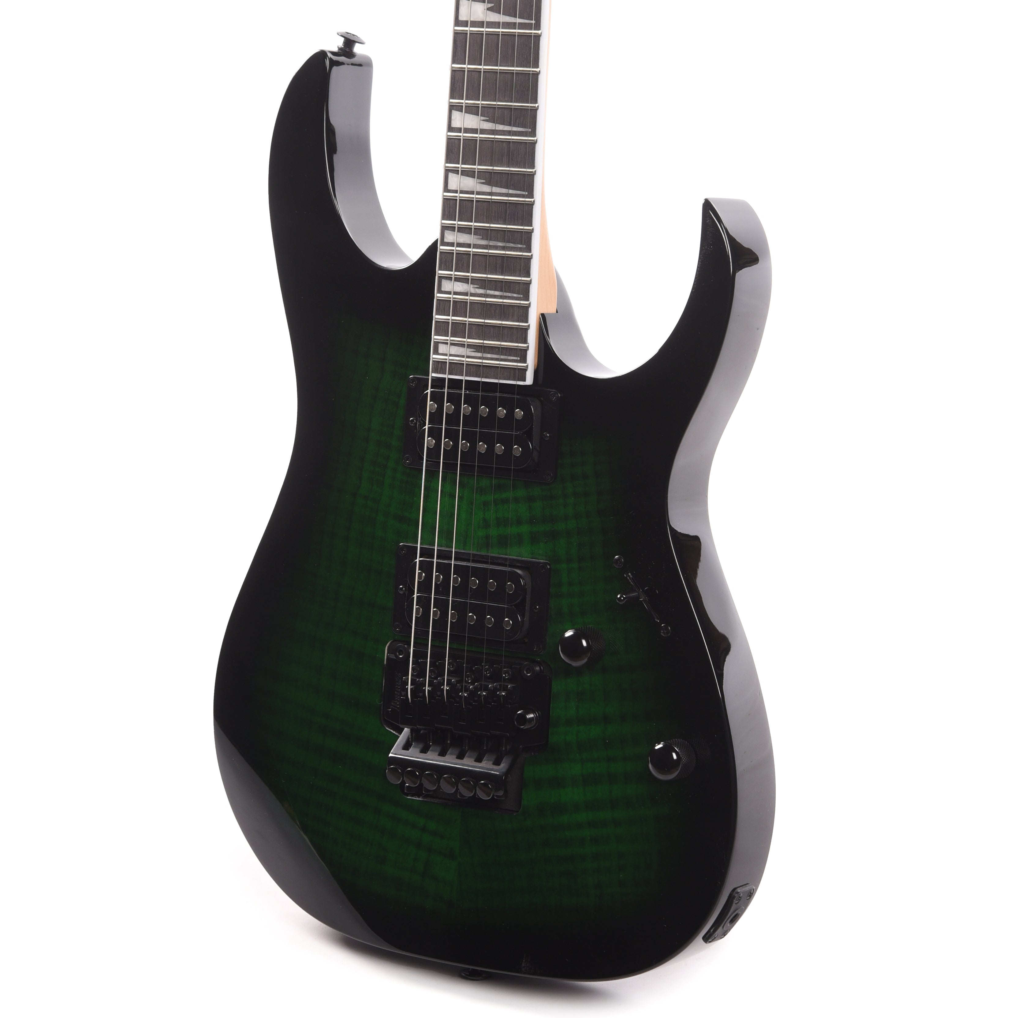 Ibanez GRG320FATEB GIO RG 6-String Electric Guitar Transparent Emerald Burst