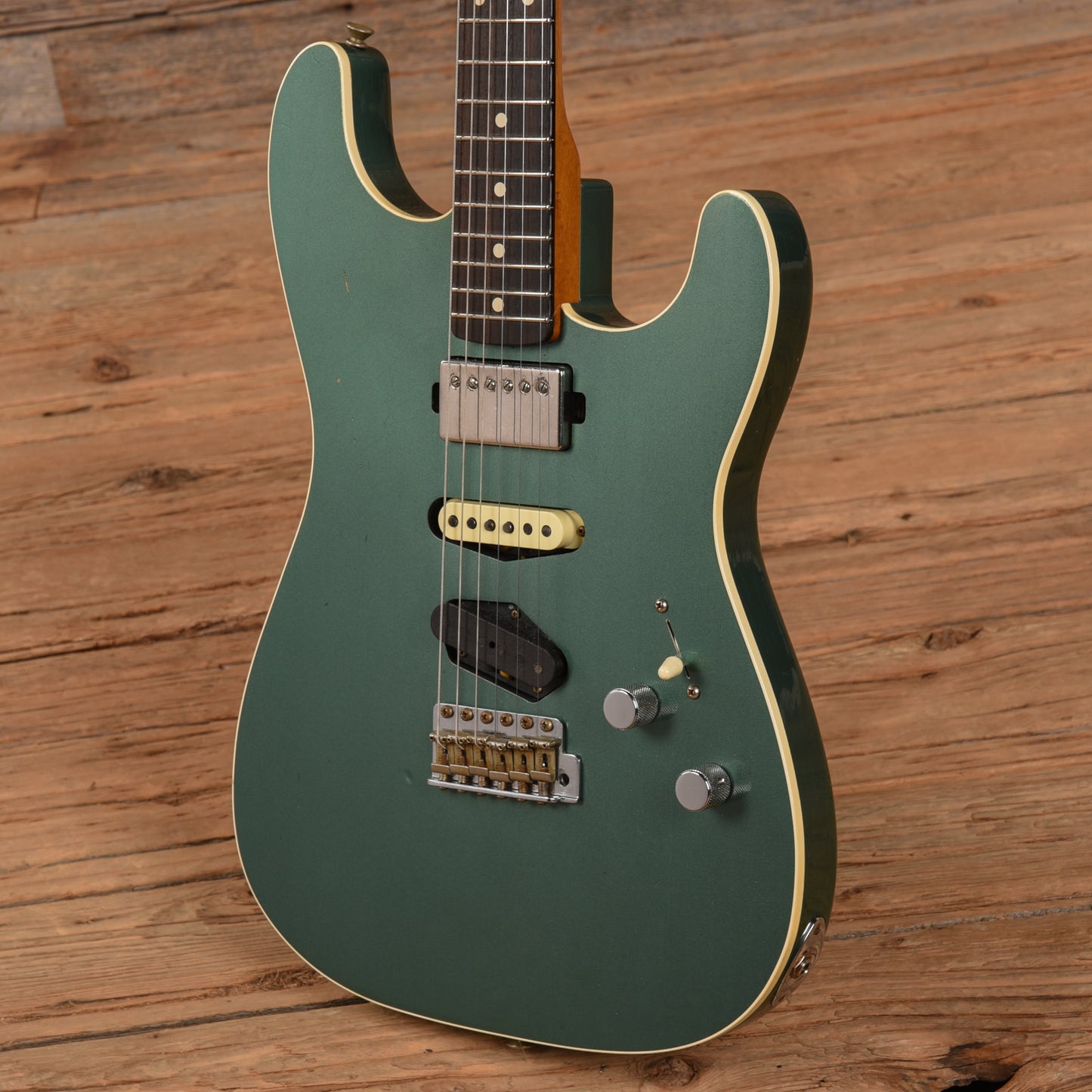 Fender Custom Shop GC Stratocaster HST Journeyman Relic Sherwood Green Metallic 2021