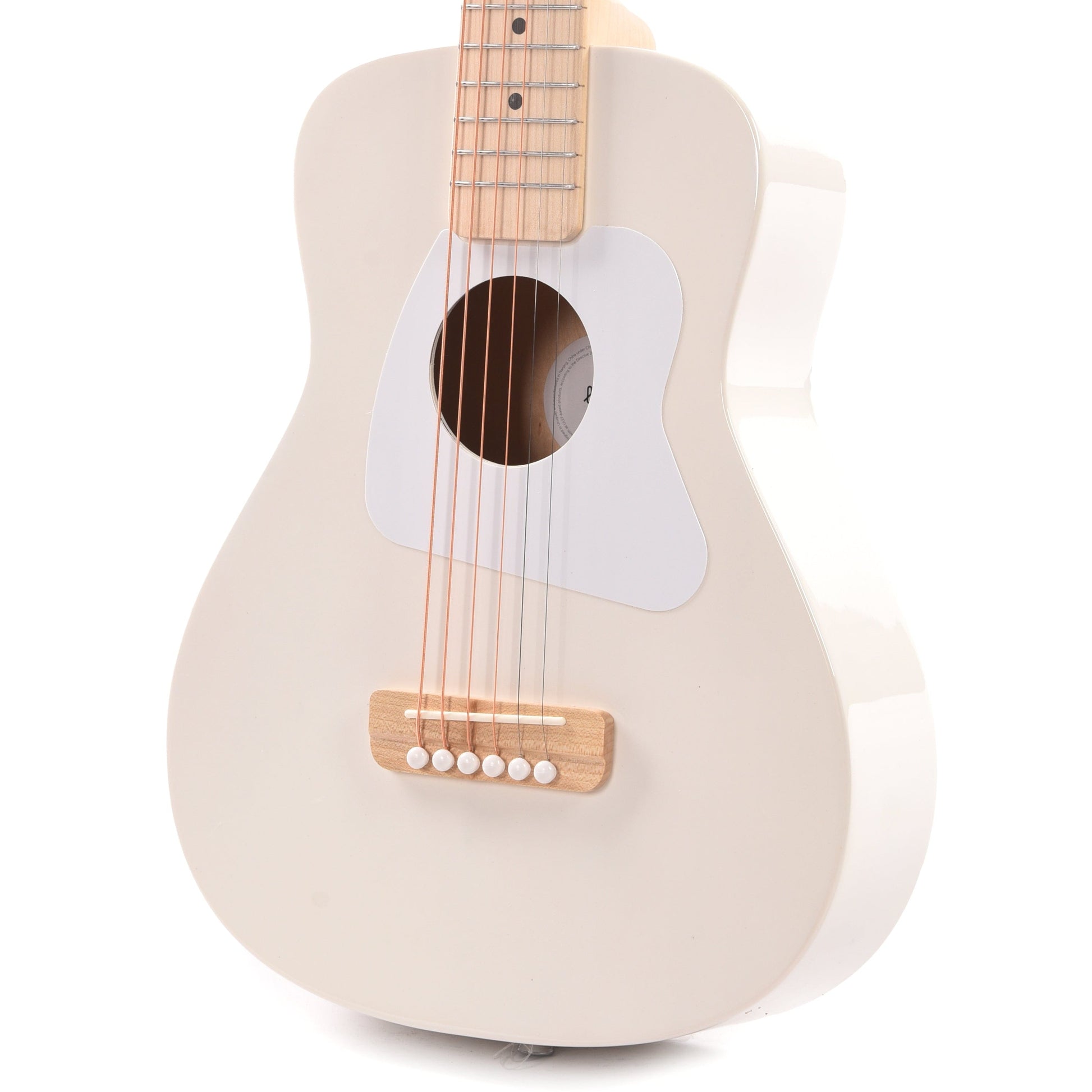 Loog Pro VI Acoustic White Acoustic Guitars / Classical