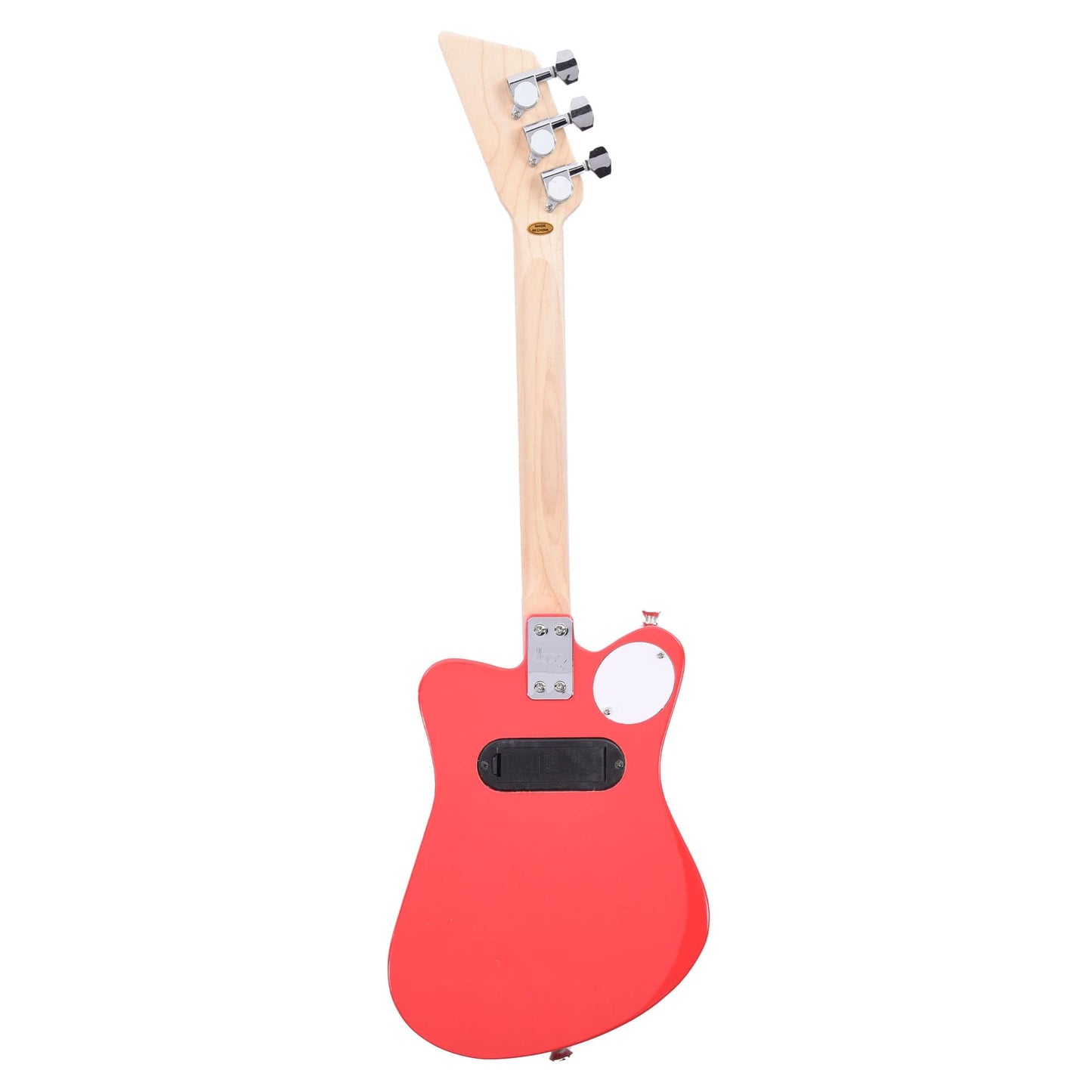 Loog Mini Electric 3-String Red Electric Guitars / Solid Body